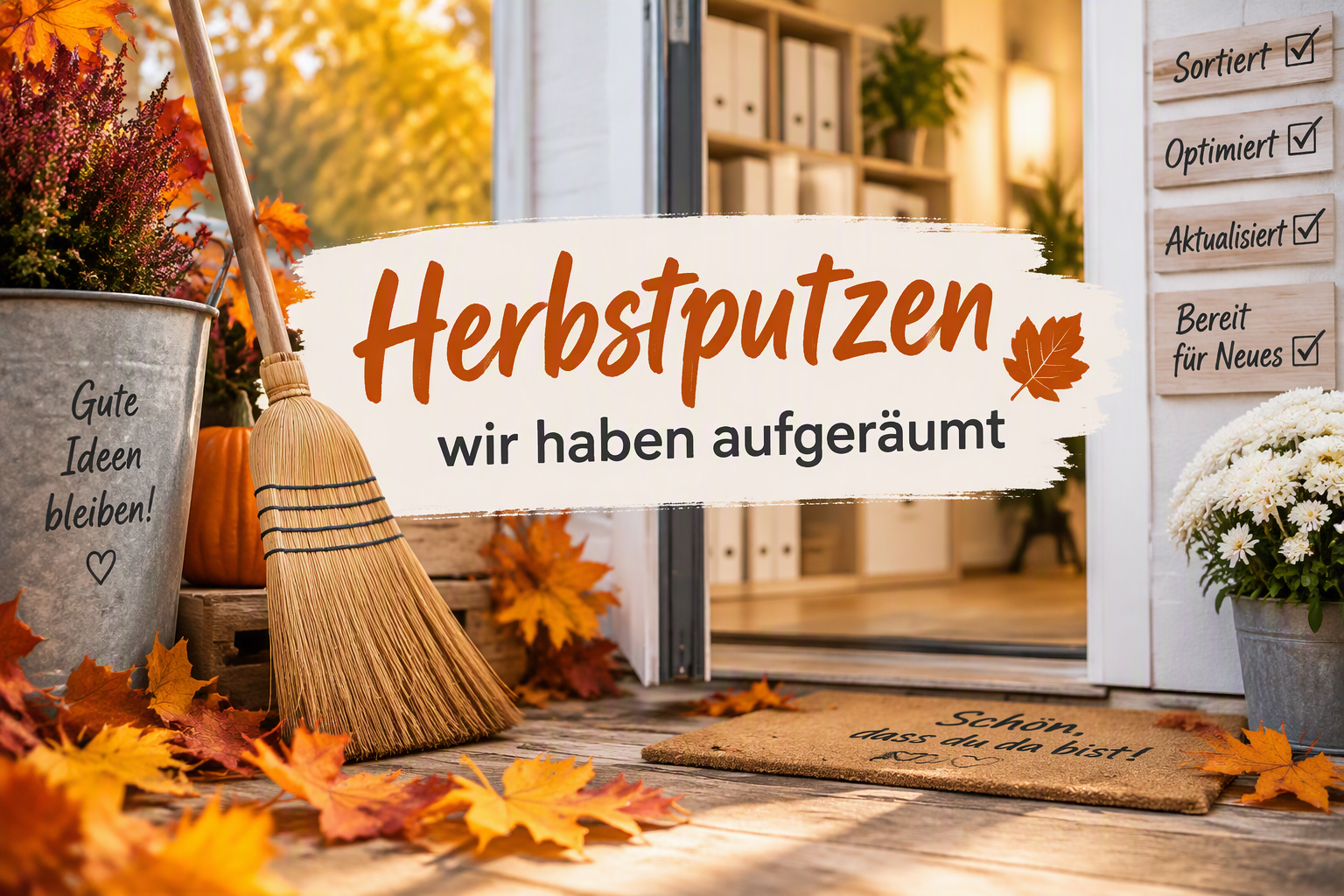 KI-generiert - Herbstputz